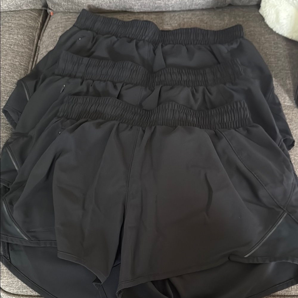 Black Women's Athletic Shorts